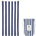 Dock & Bay Customized Beach Towel - Quick Dry, Sand Free - Compact, Lightweight - 100% Recycled - Includes Bag - Cabana - Whitsunday Blue- Large