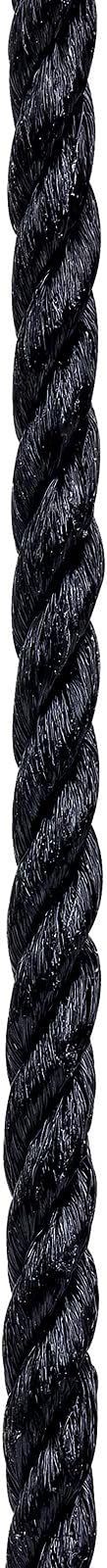 HONGDA Tarred Twine, 1080 Feet Nylon Twine #18 Bank Line-Black Nylon String 1.5mm, Black Strong Twisted Seine Rope Ideal for Gardening, Construction, Gear Tying, Jungle Survival