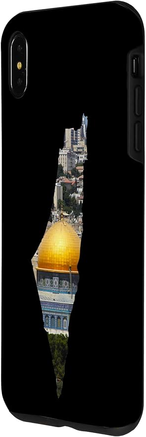 Palestinian Map Al Aqsa Jerusalem in Palestine Case for iPhone XS Max