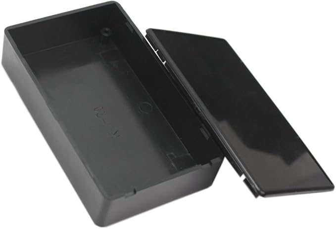 5Pcs Black Waterproof Plastic Electric Project Case Junction Box 3.94 x 2.36 x 0.98 inches(100x60x25mm).