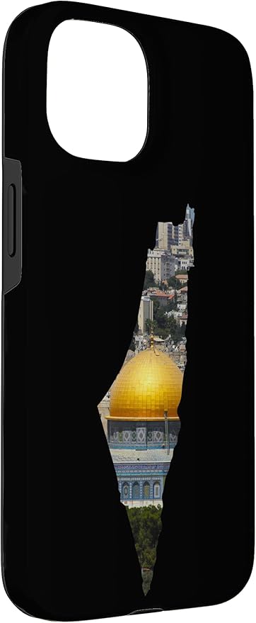 Palestinian Map Al Aqsa Jerusalem in Palestine Case for iPhone 15