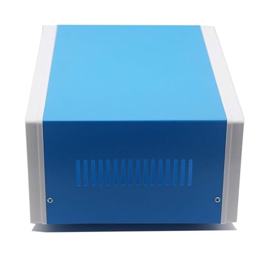Zulkit Electronic Enclosures Blue Metal Enclosure Project Case DIY Box Junction Case Enclosure Preventive Case (9.1" x 7.3" x 3.9")