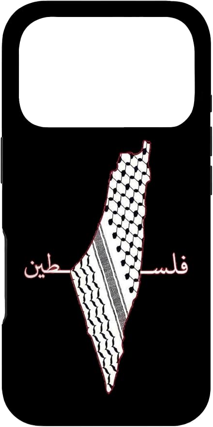 Keffiyeh Palestine Map Arabic Scarf Shemagh Palestinian Flag Case for iPhone 17 Pro