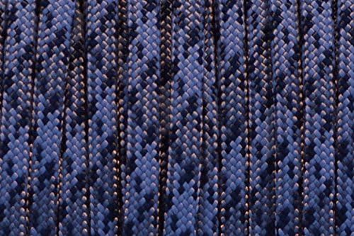 BORED? PARACORD! 550 lb Paracord – Ideal for Crafting, DIY Projects, Camping, Military & Active Outdoors – 300+ Colors – Tactical Parachute Cord Type III – Strong - Titanium 50 Feet