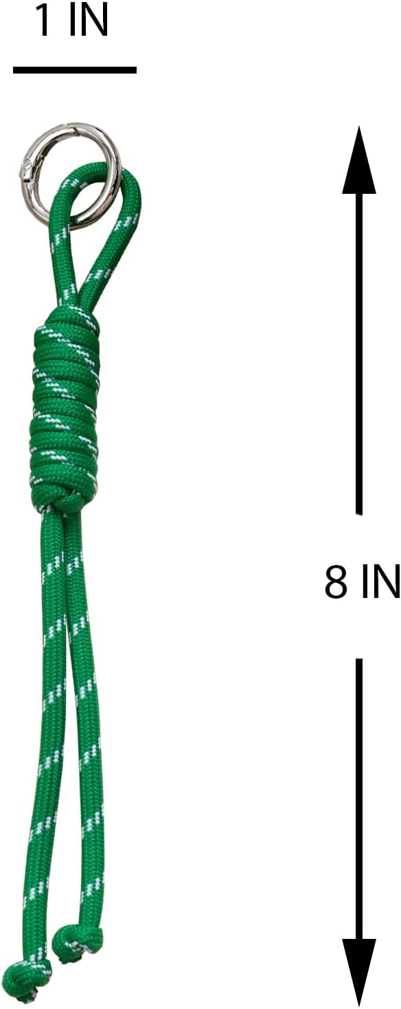 paracord Charm Bag Keychain Accessories，Rope Bag Charms for Handbag Y2k Accessories Purse Hanging Ornament