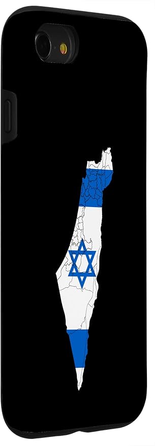Israel National Flag Distressed Map Case for iPhone SE (2020) / 7/8