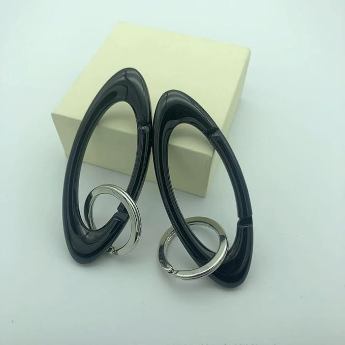 Y2K Cute Star Carabiner Keychain Cool Belt Loop Clip Starlight Heavy Duty Carabiner Clasp Snap Hook Holder Key Buckle