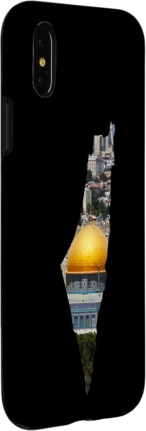 Palestinian Map Al Aqsa Jerusalem in Palestine Case for iPhone X/XS