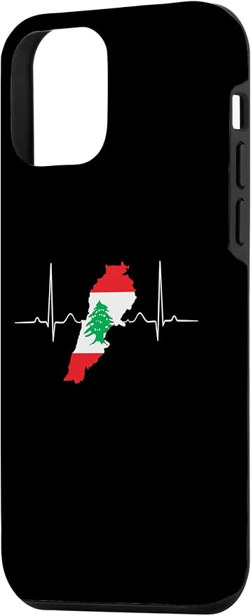 Lebanon Heart Lebanese Heartbeat Vintage Lebanon Map Case for iPhone 12 mini