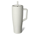 BrüMate Era 40 oz Tumbler with Handle and Straw | 100% Leakproof Insulated Water Bottle Tumbler with Lid and Flexible SoftSip Straw | Made of Stainless Steel | Cup Holder Friendly | 40oz (Dune)