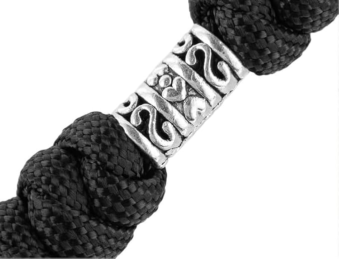 M-Tac Skull Knife Lanyard with Bead – Paracord Lanyard for Knives & EDC – Tactical Knife Fob Pull Cord – Durable Paracord