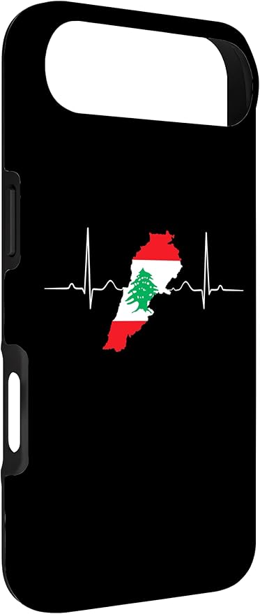 Lebanon Heart Lebanese Heartbeat Vintage Lebanon Map Case for iPhone Air