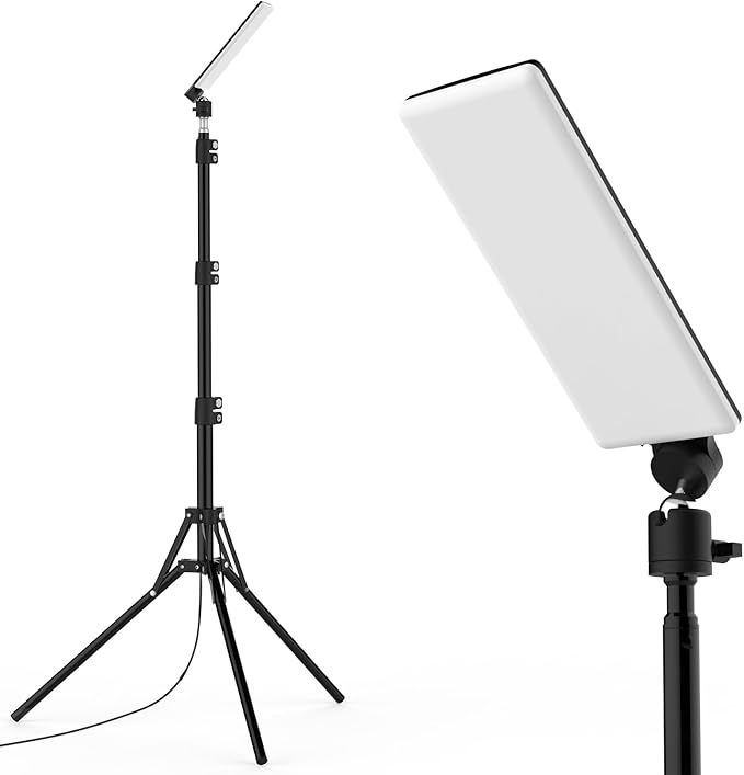 Camping Light, Telescoping Lantern Light, Work Lights with Stand for Garage Mechanics Workshop Outdoor,Adjustable Metal Telescoping Tripod 6Ft