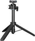 SmallRig Action Camera Selfie Stick Tripod, 7.8-21.6in Extendable, 360° Ball Head, Cold Shoe Mount, Quick Release Adapter for DJI Action 5 Pro/4, 1/4-20" Screw for Hero 13/12/11, Webcam - 5435