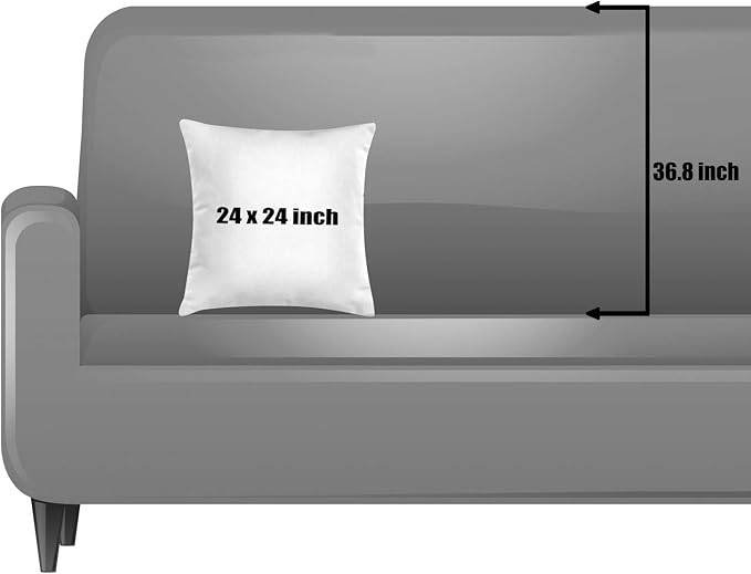 Ambesonne Tree Throw Pillow Cushion Case Pack of 4, Illustration of a Big Tree on Antique Old Paper Vintage Style Artwork Design Print, Modern Accent Double-Sided Digital Printing, 24", Pale Green