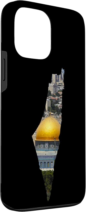 Palestinian Map Al Aqsa Jerusalem in Palestine Case for iPhone 13 Pro Max