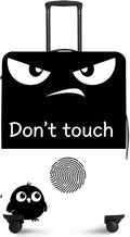 ANNA QUEEN Funny Don't Touch Luggage Cover,Stretchable Suitcase Protector Sleeve,Fit for 28-30 Inch Checked Baggage,Water Resistant Durable Luggage Protector