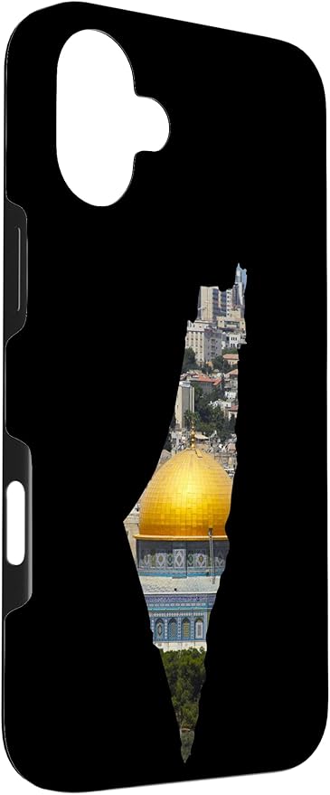 Palestinian Map Al Aqsa Jerusalem in Palestine Case for iPhone 16 Plus