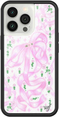Wildflower Cases - Compatible with iPhone 13 Pro | Protective Bumper, 6.5ft Drop Test Certified, Women Owned Small Business | Pink Bow, Floral, Rose, Trendy | Ribbons & Rosettes
