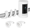 ALERTCAM 2Pack Flexible Twist Mount for Stick Up Cam & Outdoor Cam Plus, Flexible Gooseneck Mounting Bracket to Attach Your Camera Anywhere with No Tools - White