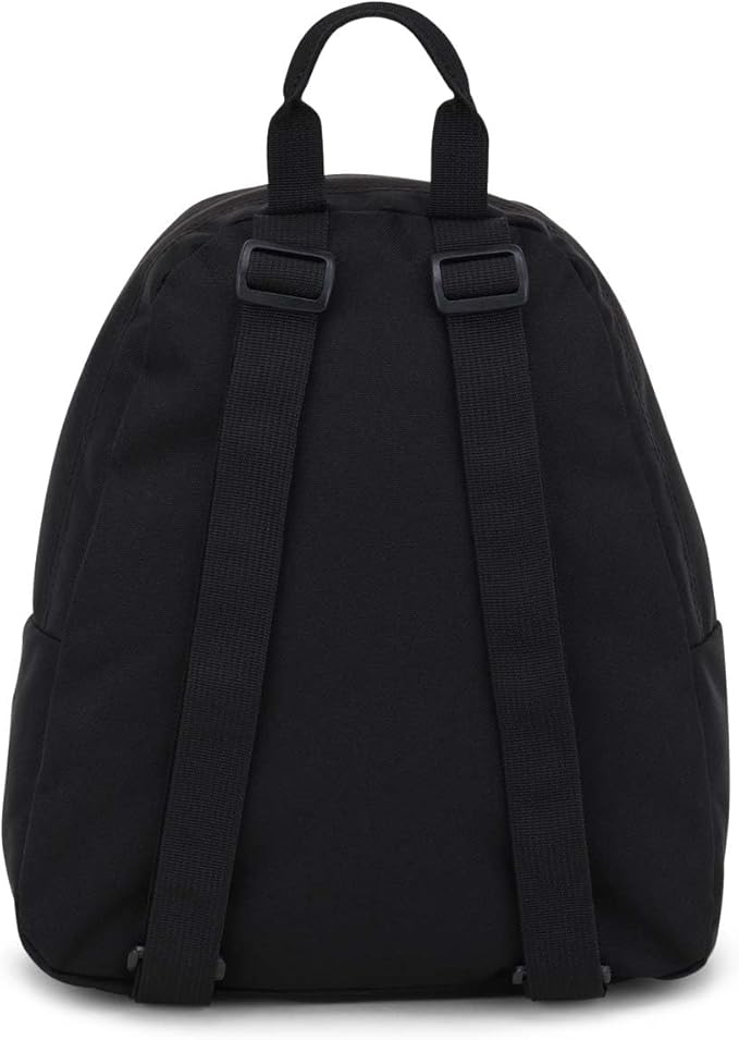 JanSport Half Pint Mini Backpack, 10.2 L - Durable Mini Bag Purse with Adjustable Shoulder Straps, Single Main Compartment, Zippered Stash Pocket, Black