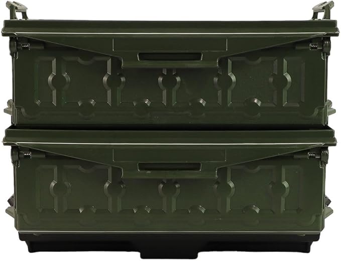 YakAttack TracPak Combo Kit – Ranger Grey | 2 Stackable Storage Boxes + Quick Release Track Base | Fits MightyMount, GearTrac & Most Kayak Tracks | Space-Saving Fishing Storage | Compact Kayaking Box