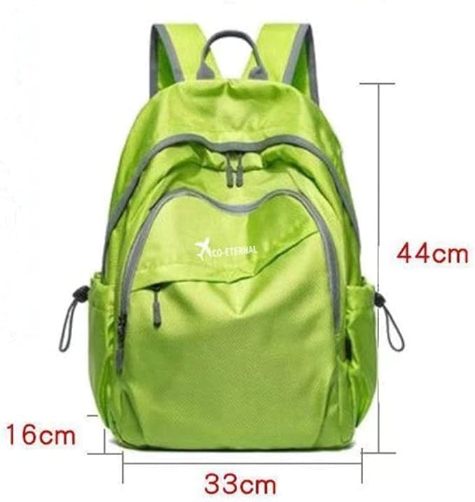 Geboldil Men's and women's waterproof backpack traveling backpack green3
