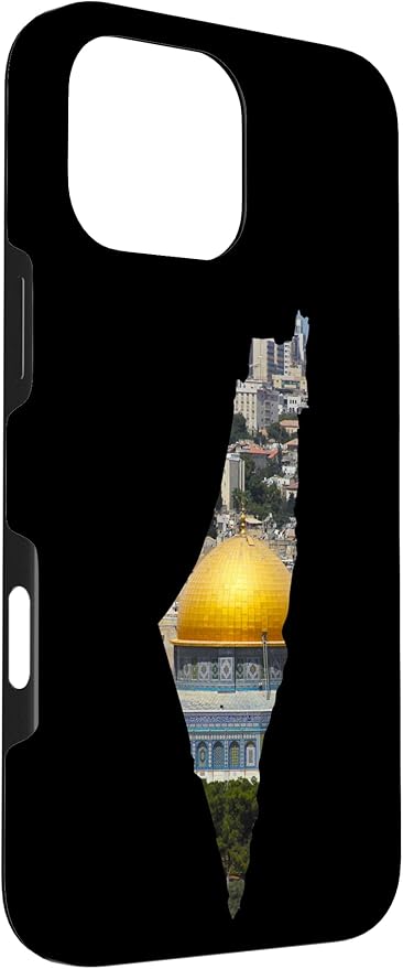 Palestinian Map Al Aqsa Jerusalem in Palestine Case for iPhone 16 Pro Max