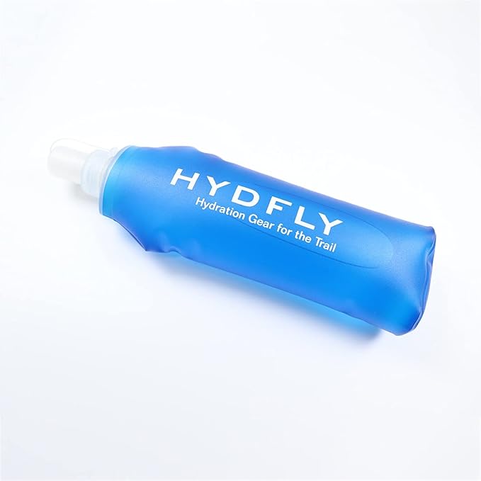 Collapsible Water Bottle, BPA-Free Collapsible Soft Flask Foldable Water Bottle for Running Hiking Cycling Climbing Travel (500ML)