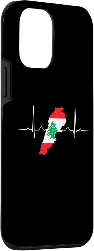 Lebanon Heart Lebanese Heartbeat Vintage Lebanon Map Case for iPhone 12 mini