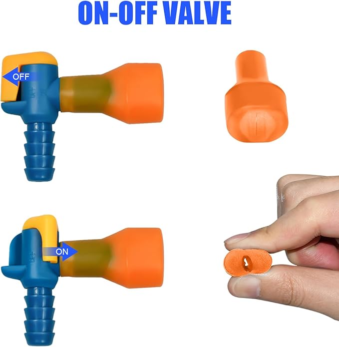 Big Bite Valve Replacement Mouthpiece Water Hydration Bladder Valve 4 Pack