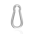 Carabiner, Heavy Duty Galvanized Steel Spring Snap Hook Carabiner Clips with 770LBS Holding Capacity, Ideal for Outdoor, Hammock, Swing and Travel (M10 4Inch, 1PCS)