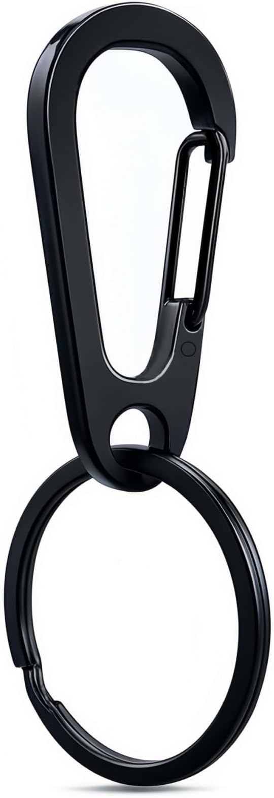 Stainless Steel Carabiner Keychain, Quick Release Heavy Duty Key Clip for Purse, Car, Motorcycle, Key Chain Rings Kit
