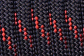 BORED? PARACORD! 550 lb Paracord – Ideal for Crafting, DIY Projects, Camping, Military & Active Outdoors – 300+ Colors – Tactical Parachute Cord Type III – Strong - Thin Red Line 50 Feet