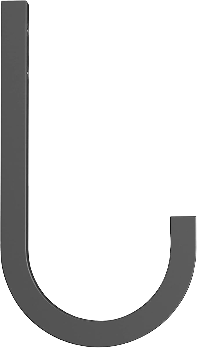 National Hardware N337-903 Reed Multipurpose Hook in Matte Black, 4"