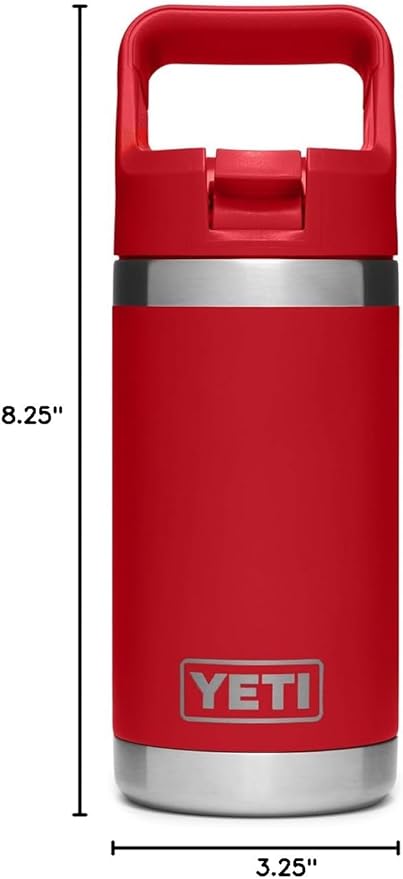 YETI Rambler Jr. 12 oz Kids Bottle, with Straw Cap