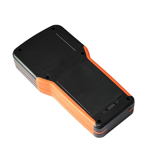 ABS Junction Box 204mmx100mmx35mm Portable Handheld Instrument Case Boxes Waterproof Dustproof Outdoor Project Box Cable Connection Protective Enclosure Black Orange