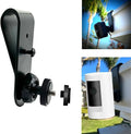 Rigid Rain Gutter Mount for Security Camera - Easy Install No Drill No Rust Design, 1/4-20" Thread Joint Holder (1 Pack,Black)-Compatible with Ring Stick Up Blink Outdoor Indoor 4th XT3 XT2 Camera