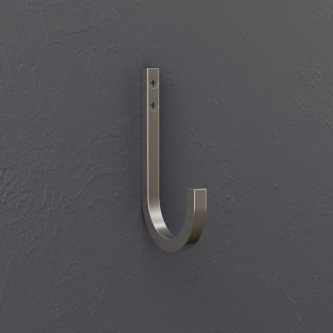 National Hardware N337-904 Reed Multipurpose Hook in Satin Nickel, 4"