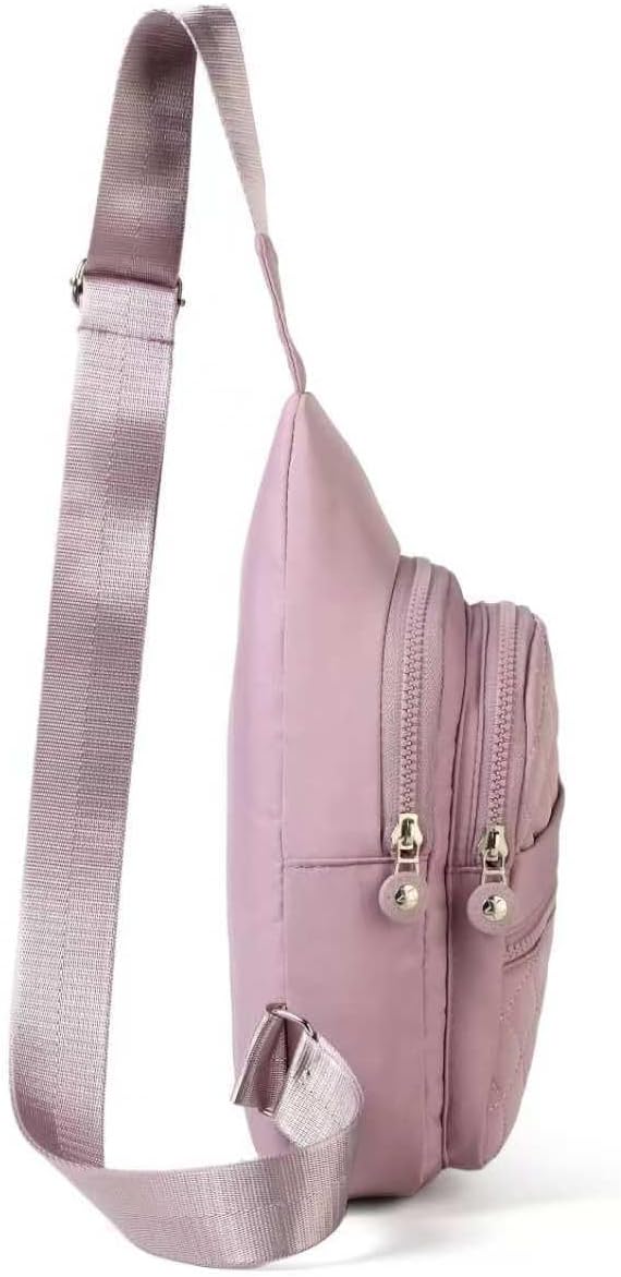 AOSTIHOT Crossbody Small Sling Backpack Sling Bag for Women, Chest Bag Daypack Crossbody for Travel Sport Running Hiking Purple
