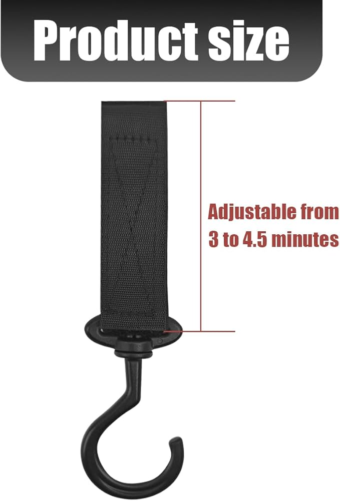 Car Headrest Hook, 4PCS 360° Rotation Vehicle Seat Back Hanger for Handbag Purse Clothes, Multipurpose Automotive Storage Organizer Accessories, Universal for SUV, Truck, RV