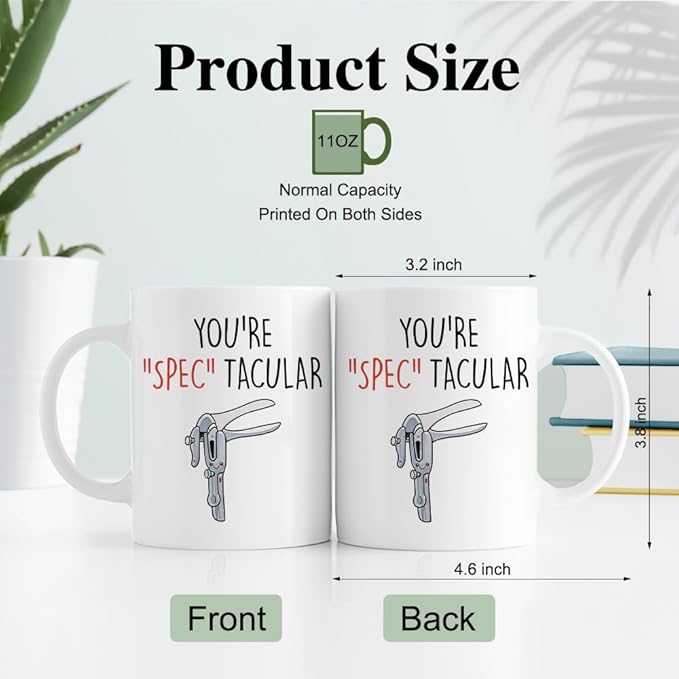 RZHV You're Spectacular Coffee Mug, Funny OBGYN Gynecologist Midwife Mug, Thank You Gifts for Labor Nurses, OBGYN Gynecologist Midwives, Graduation Gifts for Nurse Medical Students Labor Nurses