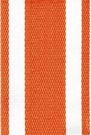 USA Lawn Chair Replacement Webbing - UV-Resistant Straps, 3" x 50', Orange and White