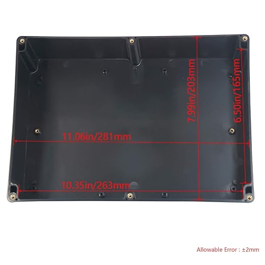 Project Box IP65 Waterproof Junction Box ABS Plastic Electrical Boxes DIY Electronic Project Case Power Enclosure 11.42x8.27x3.94 inch (290 x 210 x100 mm)
