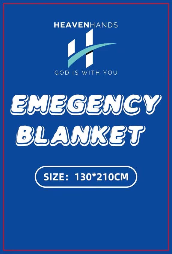 Emergency Blankets Pack of 10 – Mylar Thermal Space Blanket for Survival, First Aid, Camping, Hiking, Outdoor, Marathon, Cold Weather Protection