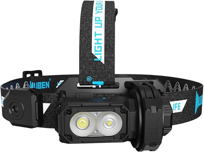 WUBEN E7 Control Sensor for Rechargeable Headlamp, Light Switching and Mode Adjustment by Sensing, E7 Outdoor Essentials for Running, Fishing, Camping, Hiking