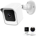 PEF Mount for All-New Wyze Cam V4 and V3, Weatherproof Protective Cover and 360 Degree Adjustable Wall Mount Solid Housing for Wyze V4 and V3 Outdoor Indoor Smart Home Camera System (White, 1 Pack)