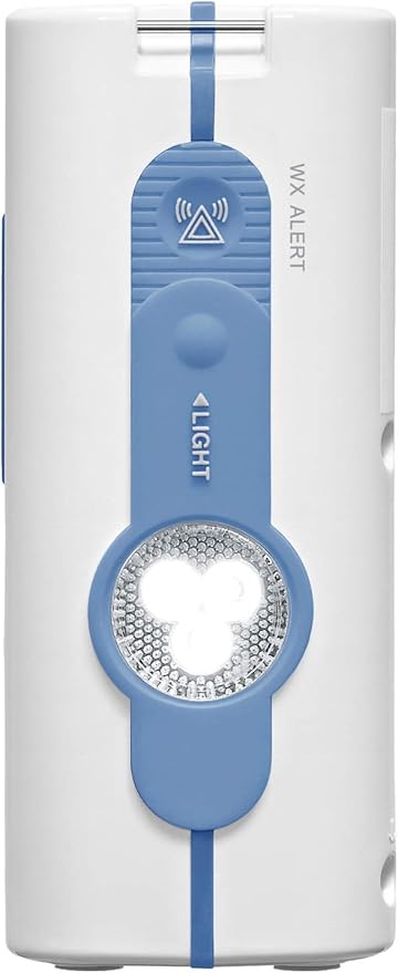 Sangean H202 AM/FM Weather Alert Waterproof Shower Radio, White