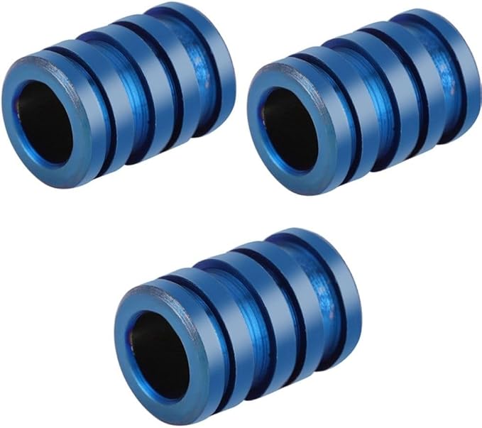 Pcs Alloy Lanyard Beads – Paracord Beads for Outdoor Gear & Survival Accessories, Durable Multicolor Spacer for Bracelets, Necklaces‌ & Outdoor(Blue)
