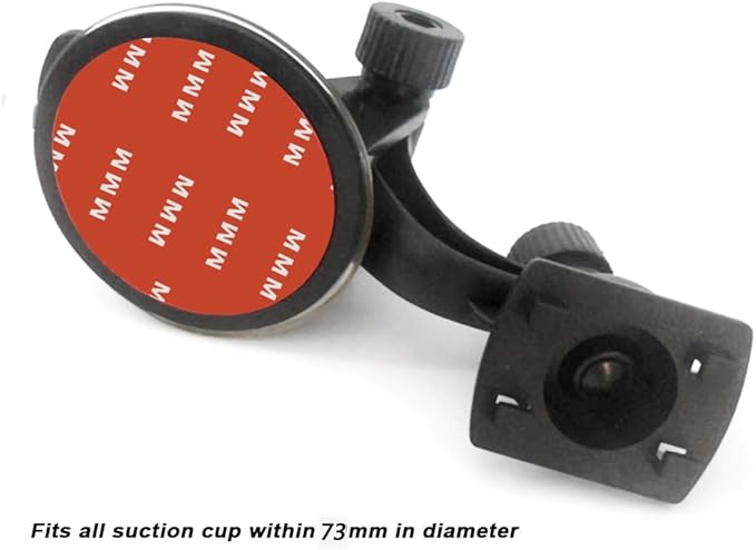 4 Pack 73mm Black Adhesive Dashboard Pad Mounting Disk, Mounting Disk for Suction Cup, Dash Mount Pad, 2.87 Inch Universal Suction Cup Adhesive Disc for GPS, Smartphones, Car Cameras